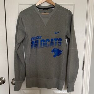 Nike Gray Unisex Kentucky Wildcats Crewneck Sweatshirt | Size XS